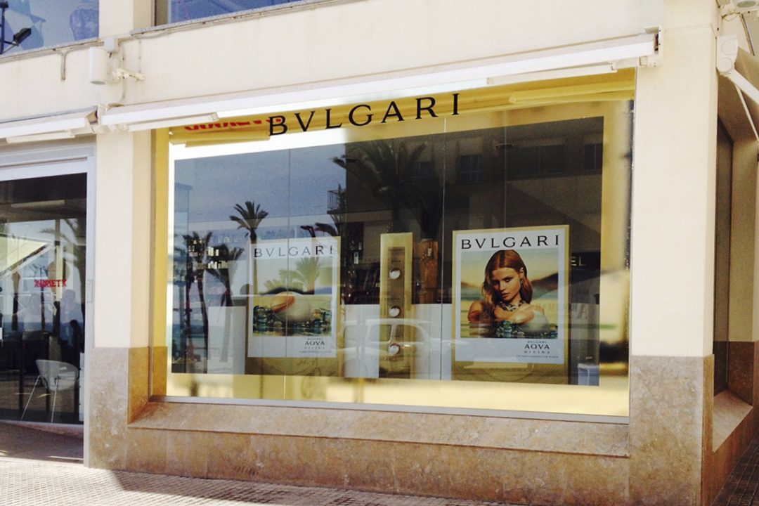 Bvlgari – Escaparates promocionales
