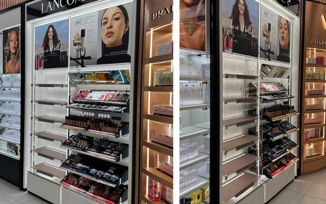 Backwall para LANCOME en el Centro Comercial Cascais