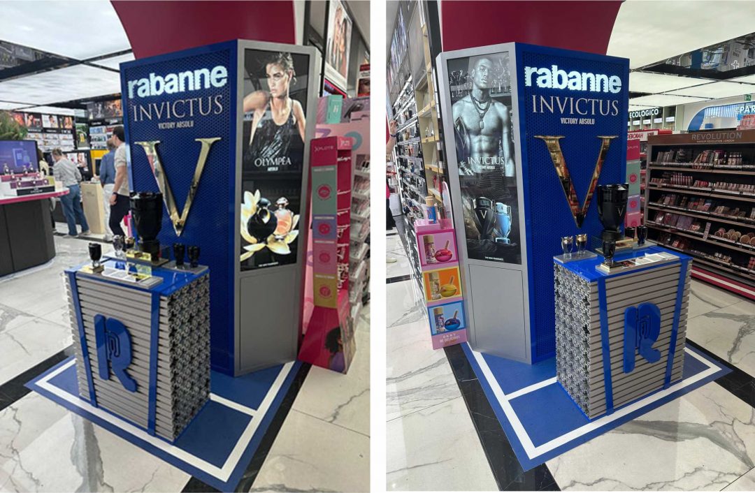 Espacio Promocional Druni Rabanne-Invictus